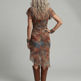 Aeris | Silencieuse Midi Halter Dress