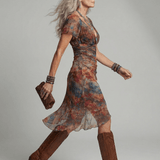 Aeris | Silencieuse Midi Halter Dress