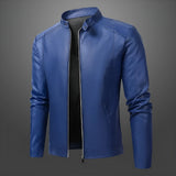 Alexandre™ | Elegant Men's Leather Biker Jacket