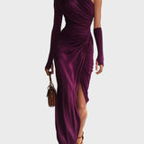 Rhianna™ Elegant Maxi Dress with Sleeves