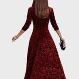 Nicola™ Elegant Velvet Dress