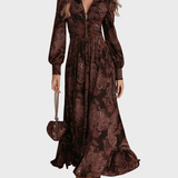 Amelia™ Paisley Zip Maxi Dress