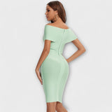 Lara| Elegantična mini haljina s V izrezom