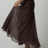 Calen | Midi Casual Haljina s Otkritim Ramenima