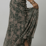 Calen | Midi Casual Haljina s Otkritim Ramenima