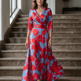 Celine | Midi Haljina s Dugmadi i Ovratnikom