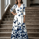 Celine | Midi Haljina s Dugmadi i Ovratnikom