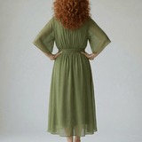 Elric | Midi Draped Dress