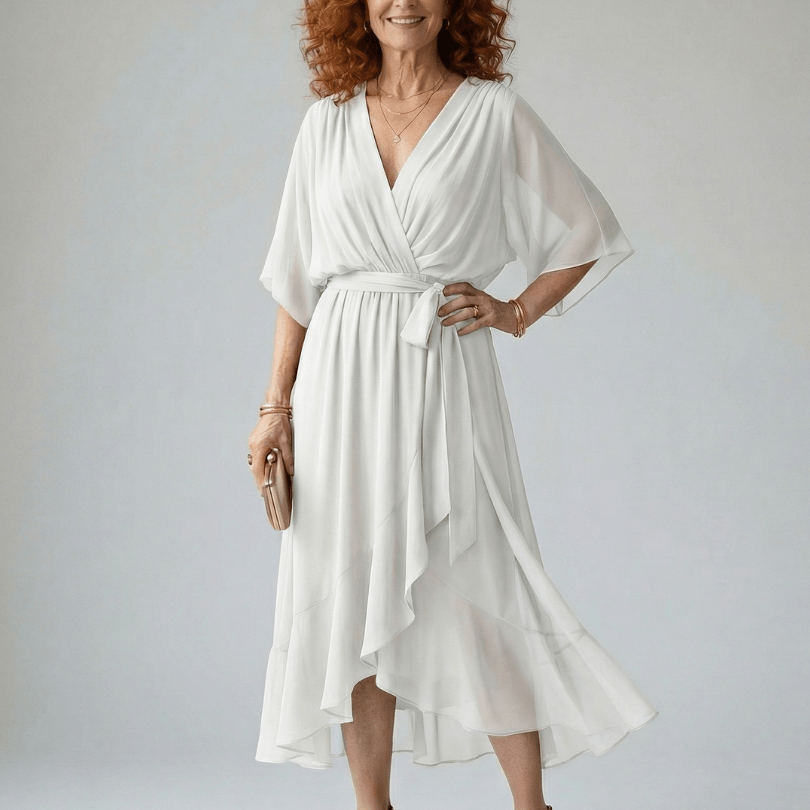 Elric | Midi Draped Dress