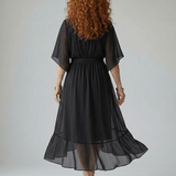 Elric | Midi Draped Dress