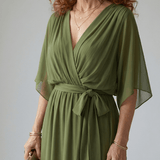 Elric | Midi Draped Dress