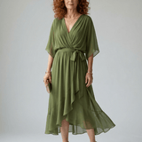 Elric | Midi Draped Dress