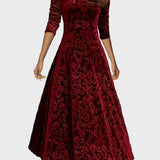 Nicola™ Elegant Velvet Dress