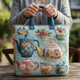 Floral Pattern Quilted Bag