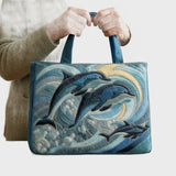 Ocean Delfin Artisan Tote Bag