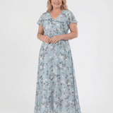 Ismeria | Maxi Haljina od Cvjetnog Chiffona