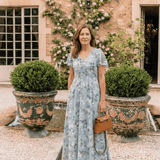 Ismeria | Maxi Haljina od Cvjetnog Chiffona