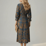 Lune | Prirodna Midi Wrap Haljina