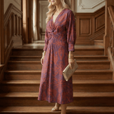 Lune | Prirodna Midi Wrap Haljina