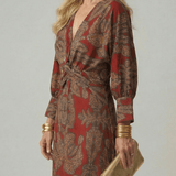 Lune | Prirodna Midi Wrap Haljina