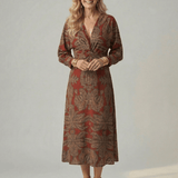 Lune | Prirodna Midi Wrap Haljina