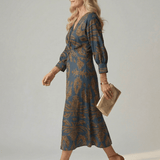 Lune | Prirodna Midi Wrap Haljina