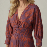 Lune | Prirodna Midi Wrap Haljina