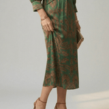Lune | Prirodna Midi Wrap Haljina