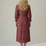 Lune | Prirodna Midi Wrap Haljina