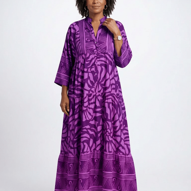 Marielle | Midi Haljina s Dugmadi