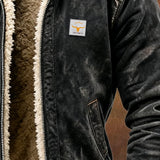Marin | Vintage Jacket with Sherpa Lining