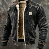 Marin | Vintage Jacket with Sherpa Lining