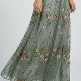 Selora | Cvjetni Uzorak Maxi Haljina s Halter Izrezom
