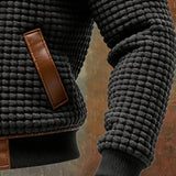 Tin | Textured Jacket with Embossed Leather